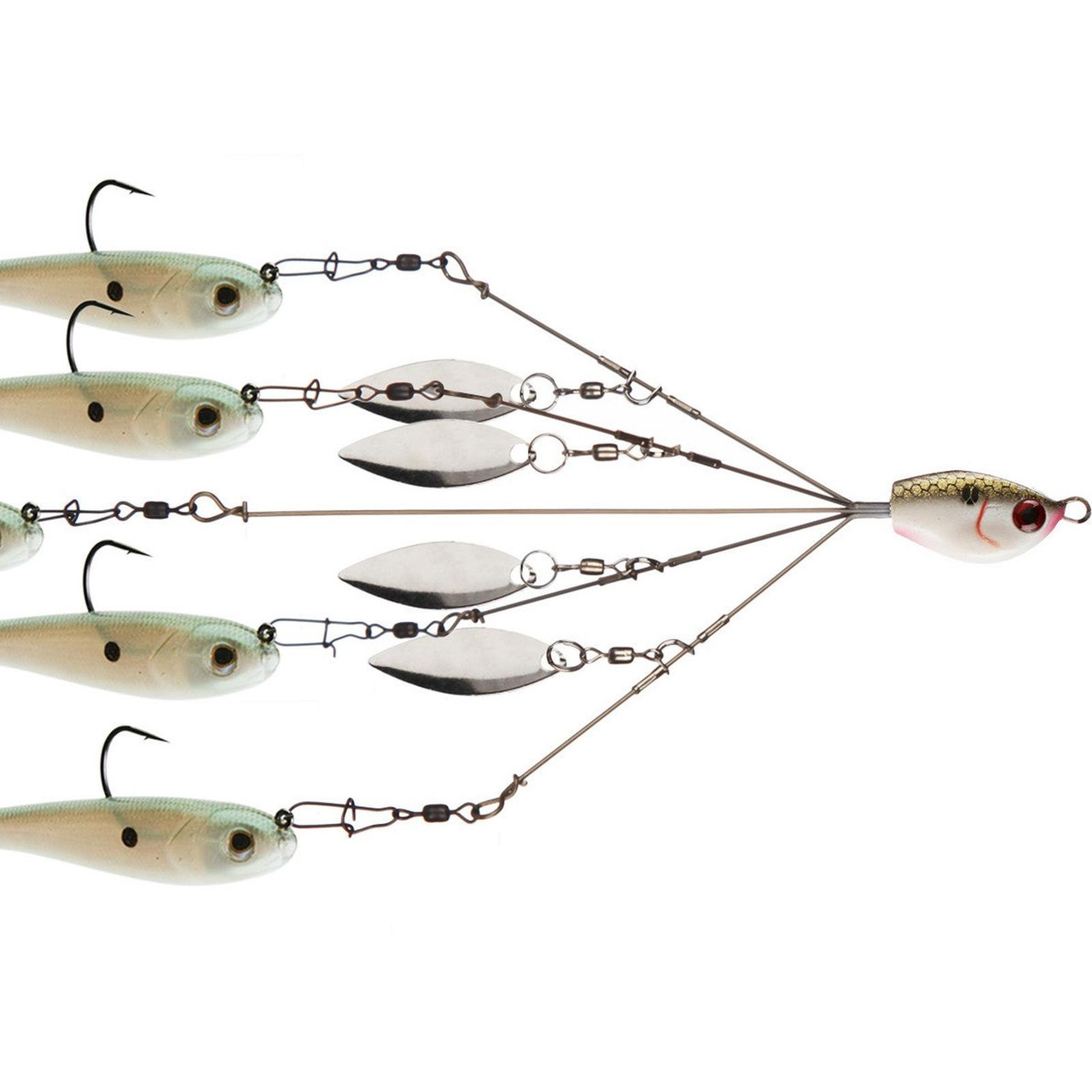 Yum Yumbrella Flash Mob Junior Ultralight Willow Blade Multi-Lure Rig