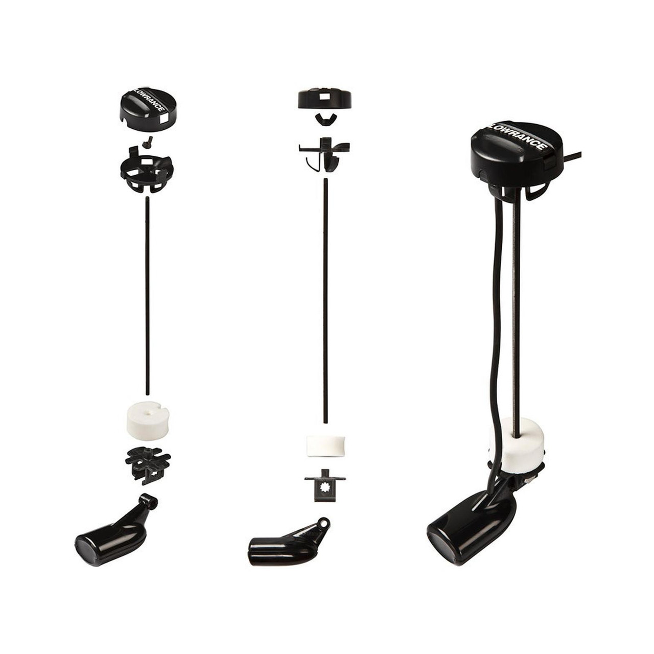 Lowrance Kayak Scupper Hole Transducer Mount Fin Feather Fur Outfitters