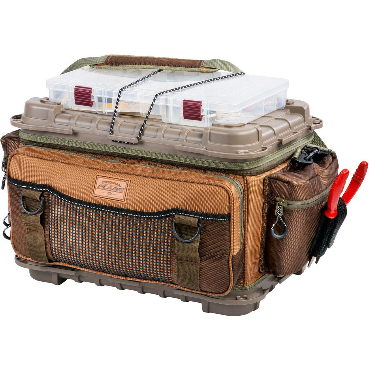 Plano Guide Series 3700 size bag - includes six 3750's Tan/Brown - Fin  Feather Fur Outfitters