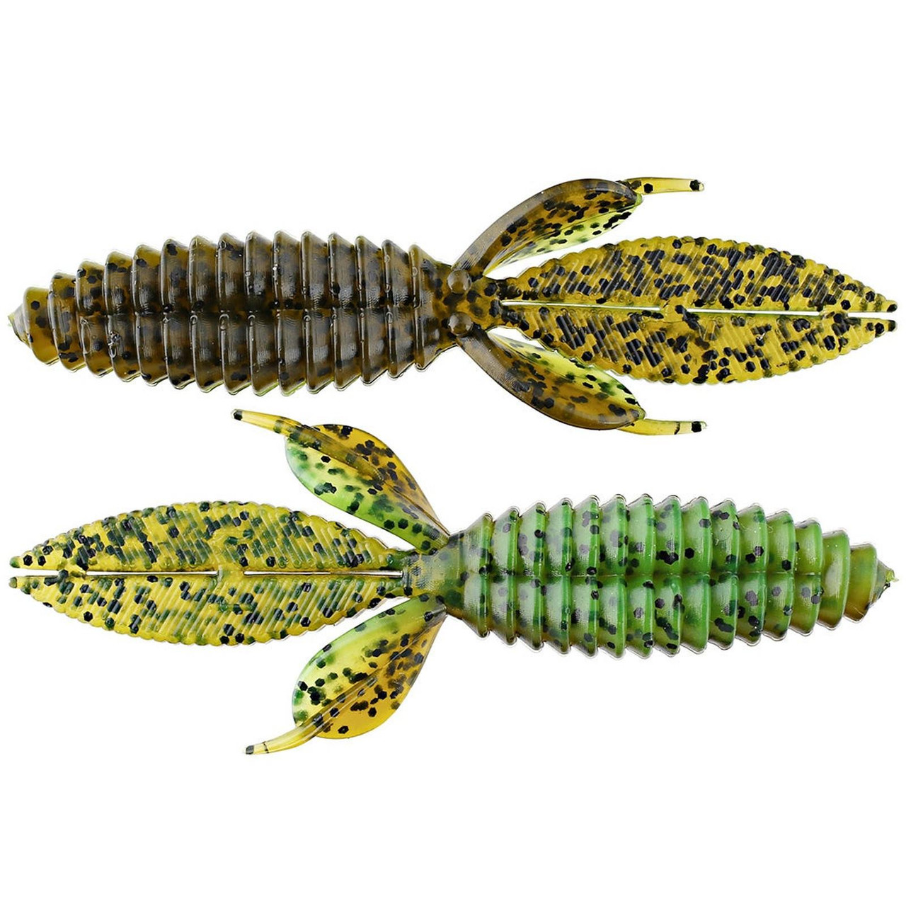 Reaction Innovations Sweet Beaver Bait - Black/Blue Flake 10pk