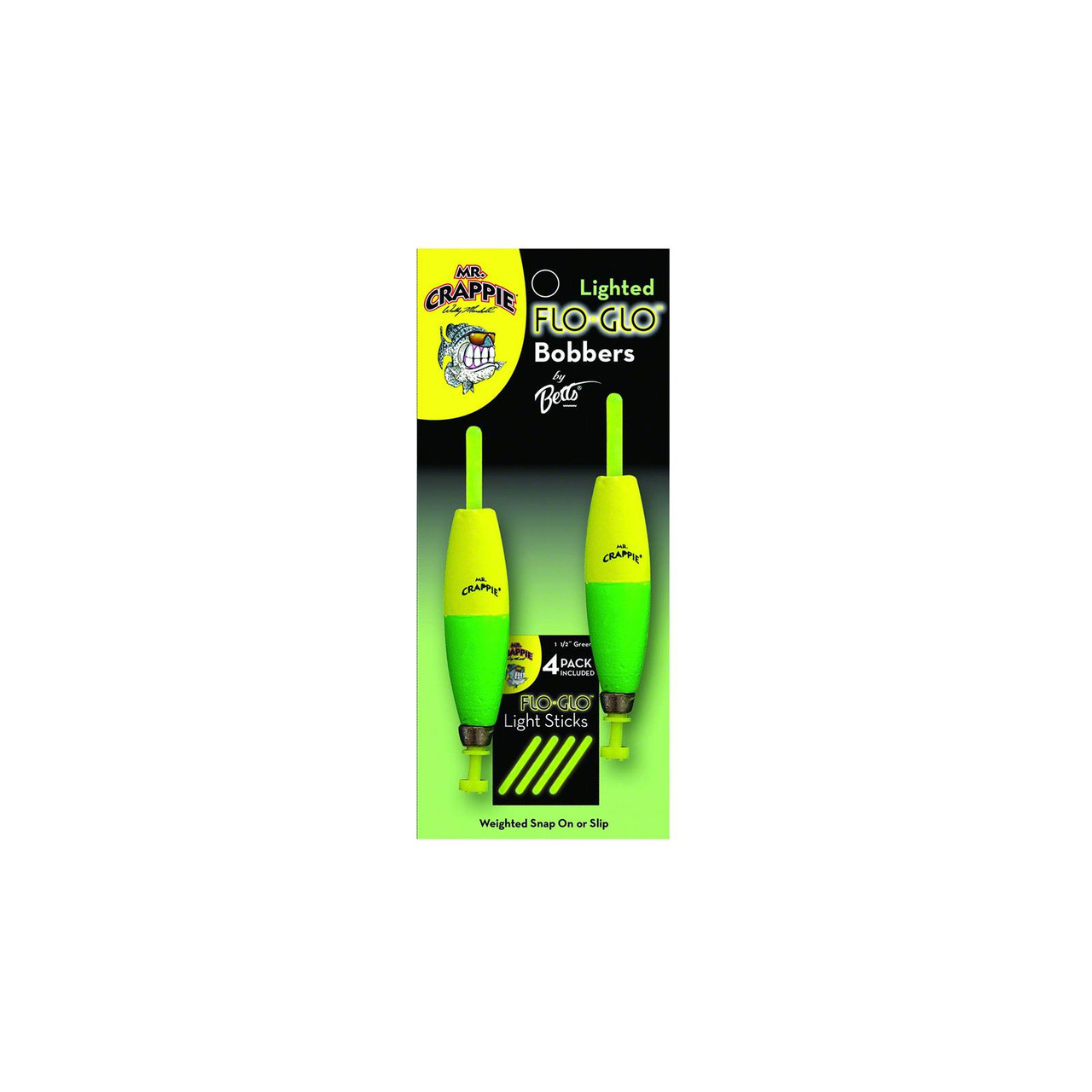 Mr Crappie Lighted Flo Glo Floats - Fin Feather Fur Outfitters