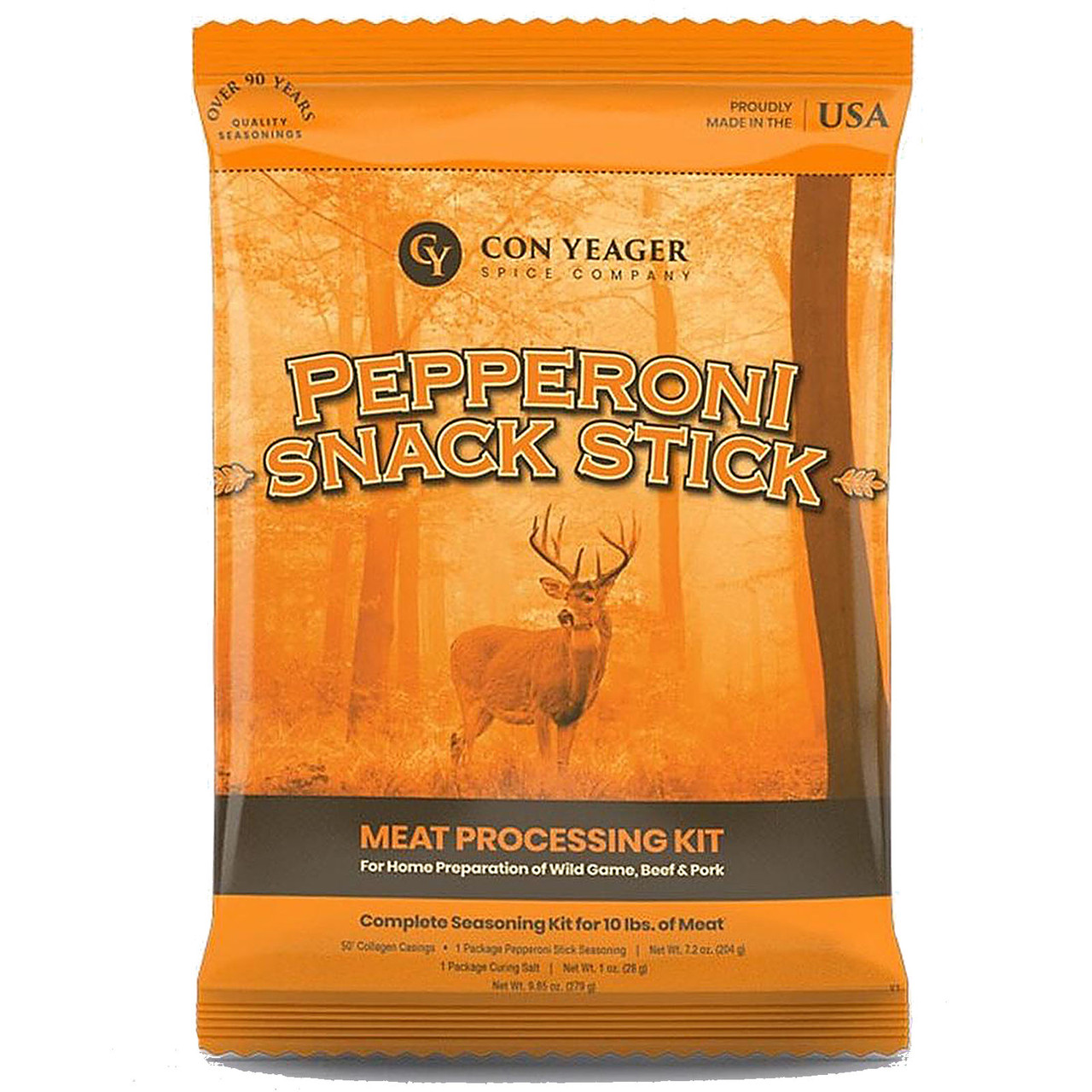 Con Yeager Pepperoni Snack Stick Kit Fin Feather Fur Outfitters