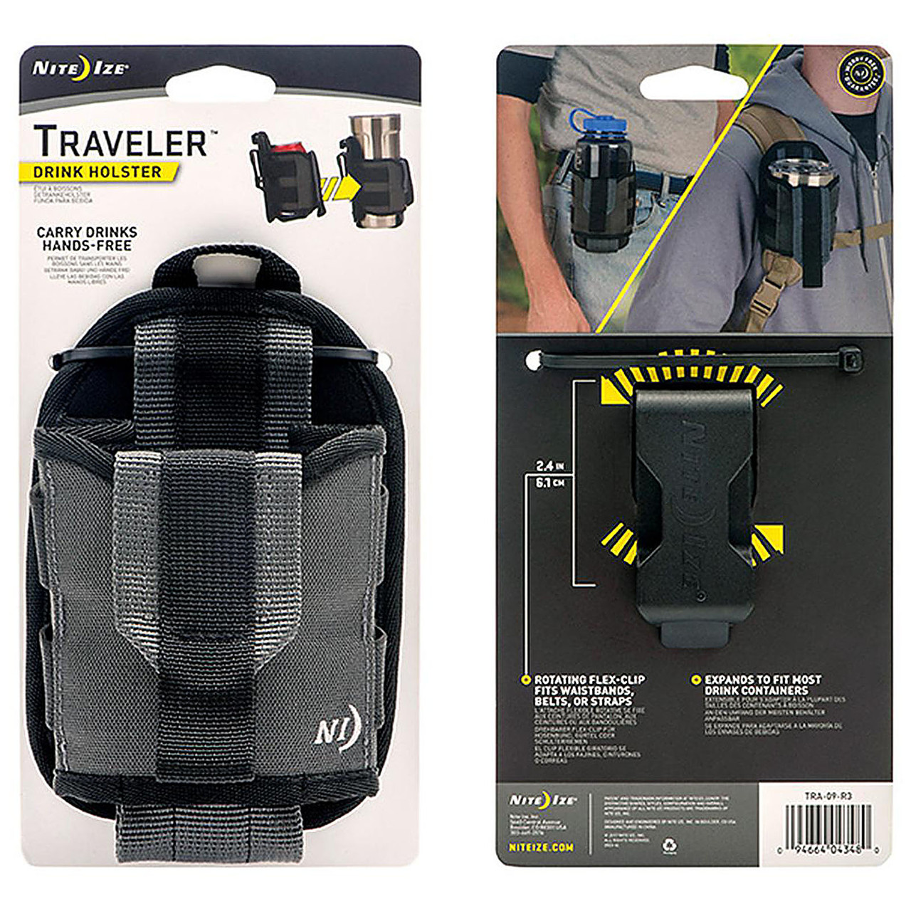 NITE IZE Traveler Drink Holster Fin Feather Fur Outfitters