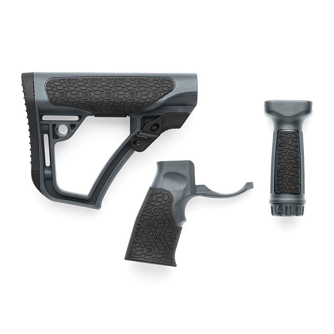 Daniel Defense Collapsible Stock, Pistol Grip, Vertical Foregrip