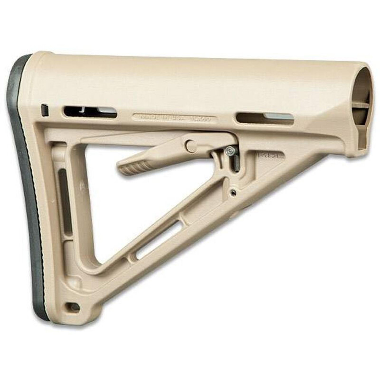 Magpul AR-15 MOE Stock Mil-Spec FDE Rubber Butt Pad Drop In