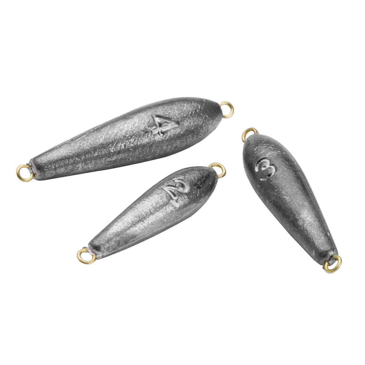 Bullet Weights Trolling Sinkers with Chain and Snap 4 oz.