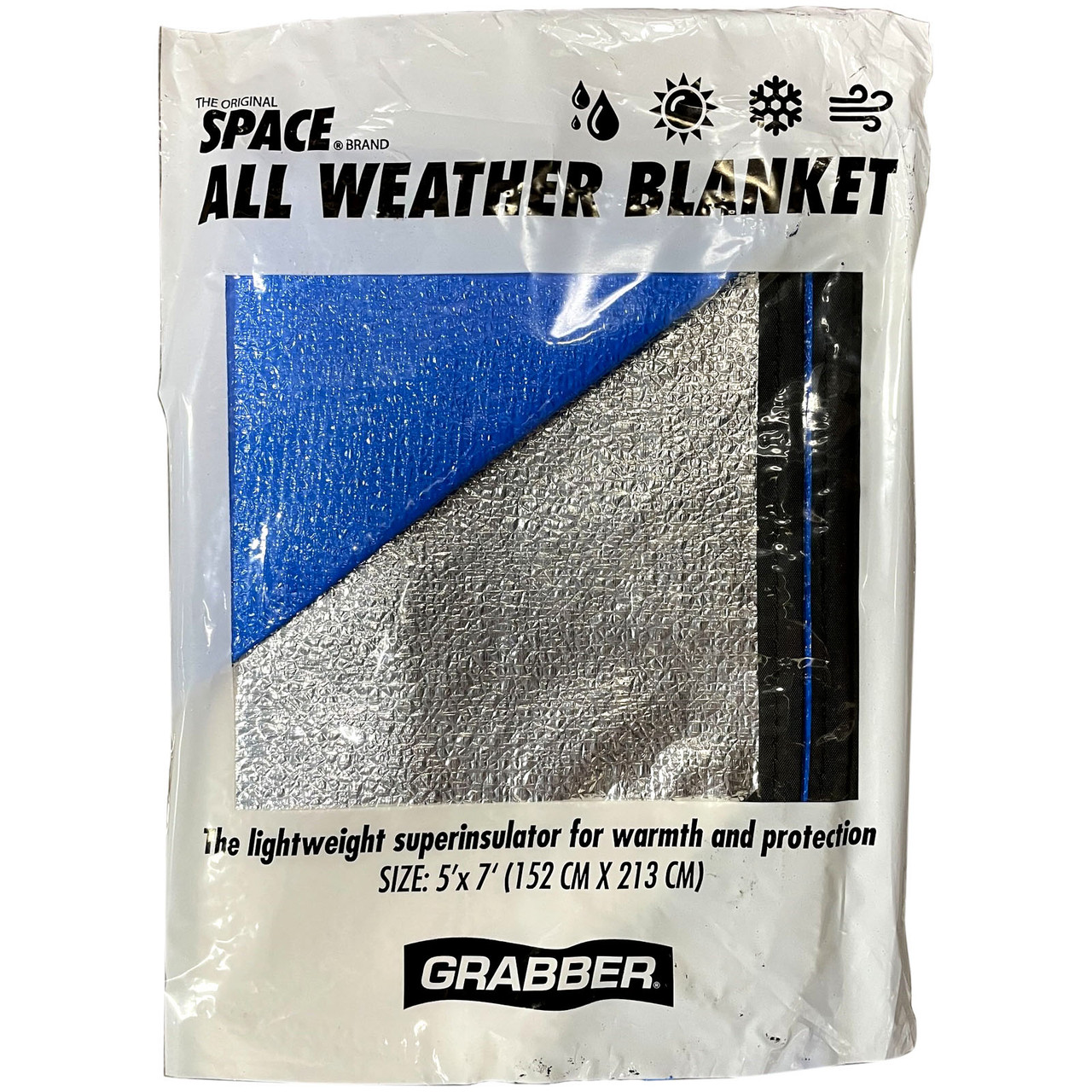 GRABBER Original Space Brand All Weather Blanket Fin Feather Fur