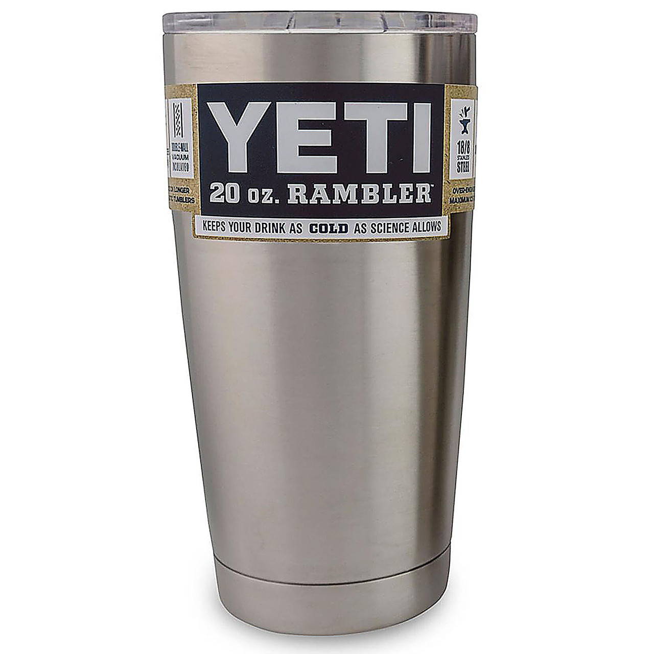  YETI Rambler 20 oz Tumbler, Stainless Steel, Vacuum