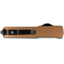 TEMPLAR KNIVES, SLIM ALUMINUM ANODIZED BRONZE DROP BLACK D2