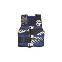 FULL THROTTLE ADULT NYLON LIFE JACKET BLUE - 4xL/7xL