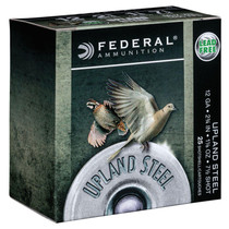 Federal Upland Steel 12 Gauge Ammunition 2-3/4" #7.5 1-1/8 Ounce Steel Shot 25 Rounds
