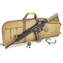SMITH AND WESSON M&P15-22 SPORT FLAT DARK EARTH .22 LR 16.5" BARREL 25-ROUND MOE SL BUNDLE