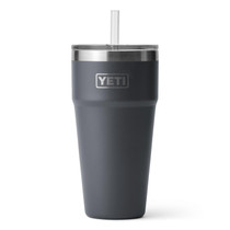 YETI Rambler 26 Oz Straw Cup Charcoal