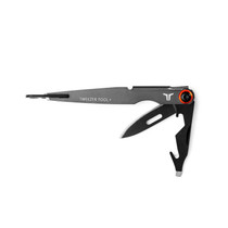 True Knives Tweezer Tool + 7-In-1 Multi Tool 3.78" Nlack/Grey