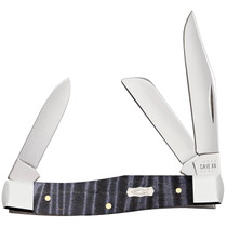 Case XX Purple Curly Maple Ichthus Stockman 80541 Stainless Folding Pocket Knife