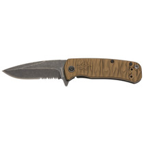 Browning Riverstone Small Bronze Folding 6 1/2" Partial Serration