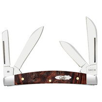 Case XX Small Congress Maple Burl Wood 64069 Stainless Folding Pocket Knife