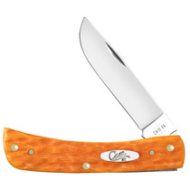 Case  Sodbuster Jr Persimmon Orange Bone Stainless Pocket Knife 3 5/8"