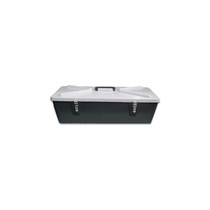 Special Mate Fishing Lure Tackle Box Body Bait Storage Grey/White 5"