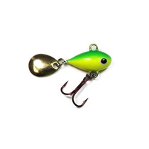 Lunkerhunt Magic Bean Micro Tail Spin 1/4 oz. Neon 1/4