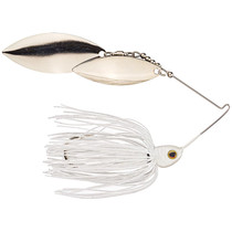 Greenfish High Class Blade Spinnerbait Double Willow White 1/2