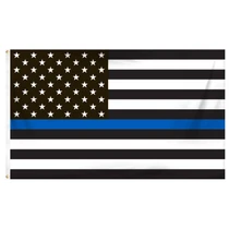 Thin Blue Line Flag 3ftx5ft