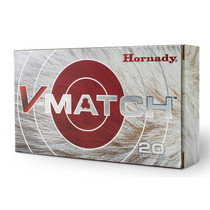 Hornady 22 ARC 62 gr ELD-VT V-Match 20 Rnd