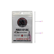 Fishing Addiction Perch Fly Rig Pink Shiner