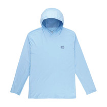 Aftco Air-O Mesh Hooded Fishing Shirt Airy Blue Heather S