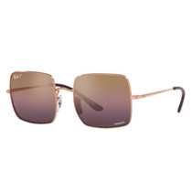 Ray-Ban Square Gold Frame Red Lens Polarized Standard
