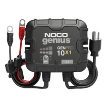 NOCO Genius 12v 10 Amp Waterproof Marine On-Board Battery Charger Black