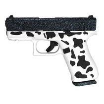 GLOCK 43X MOS GlitterGunz 9mm 3.41in Barrel 10rd Tactical Cow Glitter Pistol