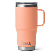 Yeti 20oz Rambler Travel Mug with Stronghold Lid Lowcountry Peach