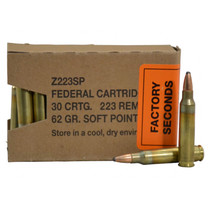 Federal Law Enforcement Tactical Factory Seconds 223 Remington Ammo 62 Grain Soft Point 30 Rounds