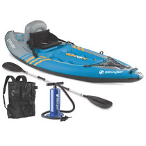 Sevylor K1 Sit-On-Top QuikPak Inflatable Kayak Blue