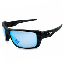 Oakley Double Edge Matte Black Camo Frame Prizm Deep Water Polarized