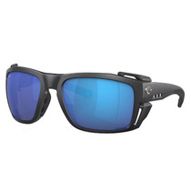 Costa King Tide 8 Black Pearl Frame Blue Mirror Polarized Glass Lenses