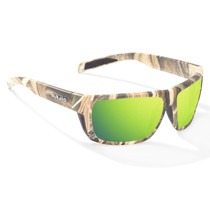Bajio Palometa Sunglasses Mossy Oak Shadowgrass Habitat frame / Green Polycarbonate Lens