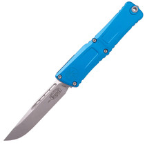 Microtech Combat Troodon S/E Gen III Blue Apocalyptic Standard OTF 4”