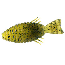 Deps Bullflat 3.8" 6 Pack Green Pumpkin Chartreuse