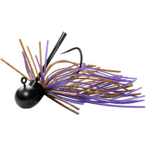 Keitech Tungsten Guard Spin Jig 1/8 oz Brown/Purple