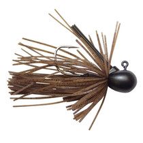 Keitech Guard Spin Jig 5/32 oz. Dark Green Pumpkin