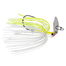 Z-Man ChatterBait JackHammer BabyJack 1/4 oz. Chartreuse/White