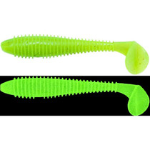 Keitech Fat Swing Impact 3.3" Chartreuse Glo