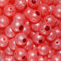 TroutBeads Blood Dot Natural Roe 8 mm
