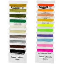 Semperfli Suede Chenille 1mm Multicard 1mm Natural Colors