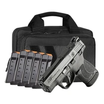 S&W Bundle M&P 9 Shield Plus OR 3.1" Barrel 9mm 10/13rd Pistol Savior Bag and 6 Mags