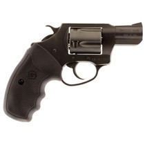 Charter Arms 63820 Undercover Small 38 Special, 5 Shot 2" Black Nitride Stainless Steel Barrel, Cylinder & Frame, Black Finger Grooved Rubber Grip, Exposed Hammer