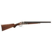 Taylors & Company 210114 Wyatt Earp Pedersoli Full Size 12 Gauge Break Open 3" 2rd 20" Blued Side By Side Barrel, Color Case Hardened Steel Receiver, Fixed Checkered Walnut Stock, Right Hand