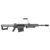Barrett 13318 M82A1 50 BMG 10+1 20" Chrome-Lined Fluted Barrel, Black Cerakote Steel Receiver, Black Fixed Stock w/Sorbothane Recoil Pad, M1913 Optics Rail, Includes Hard Carry Case